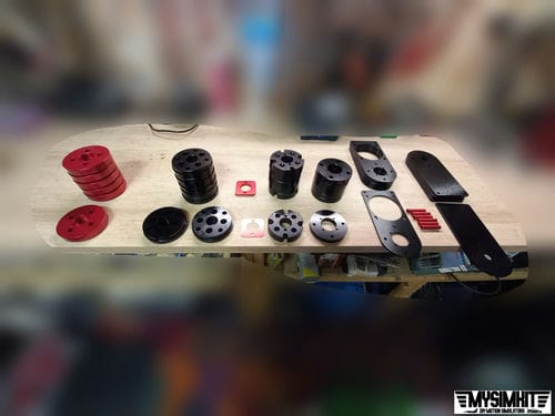 Arrivage des pièces usinées et découpées laser