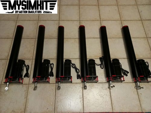MySimKit-1 : 6x620mm actuators (without motors and links)